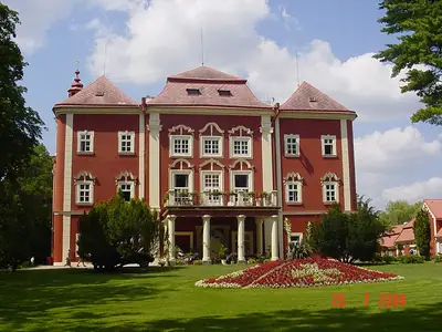Dětenice 성의 뒷면