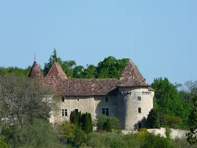도르도뉴 생타킬랭에 있는 Château de Belet의 남쪽 파사드